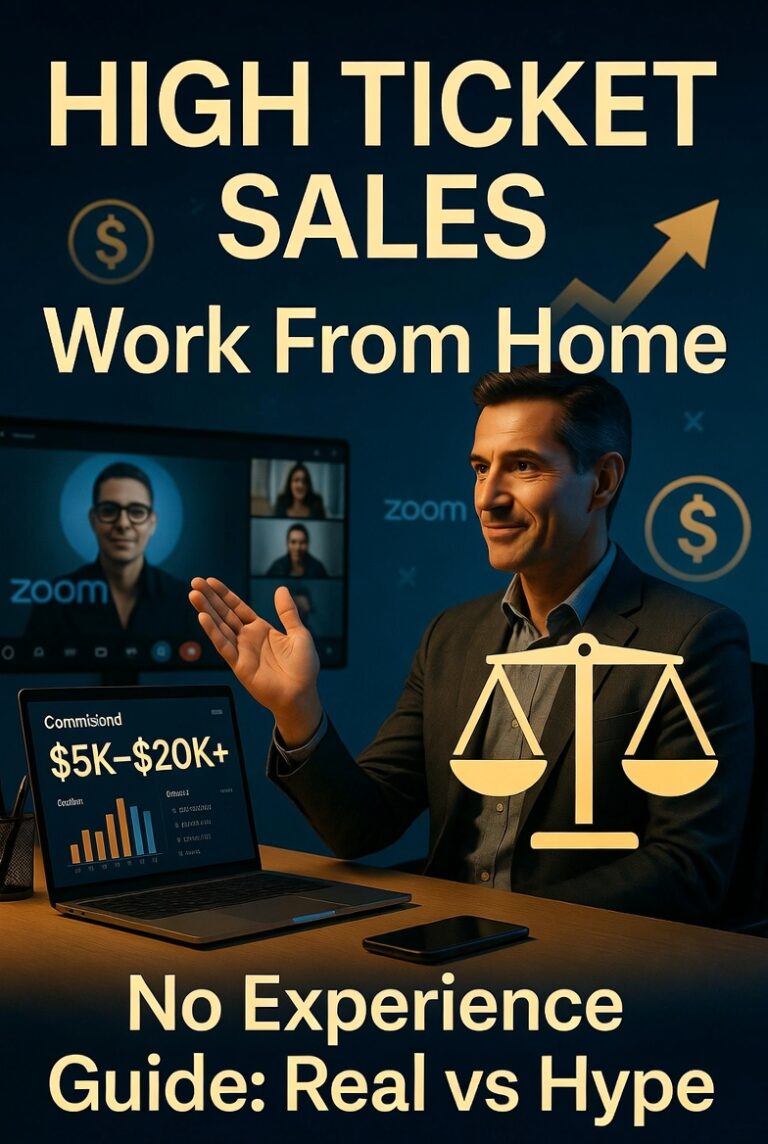 High Ticket Sales Jobs Work From Home No Experience (Guide): What’s Real, What’s Hype, and How to Actually Get Hired